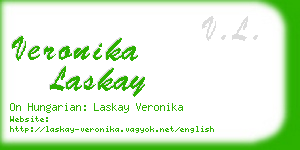 veronika laskay business card